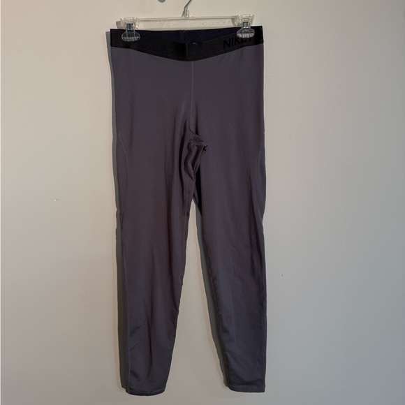 Nike Pants - Nike Pro Women’s Dri-fit Grey Compression Athletic Leggings Size Large